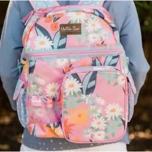MATILDA JANE Everything Packed Cooler Backpack Pink Blue Floral Matilda Jane | Bags | Matilda Jane Pink Blue Floral  main image 3